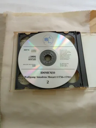 CD Mozart Idomeneo  Luciano Pavarotti 2 CD