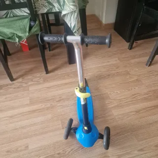 Patinete infantil 3 ruedas azul