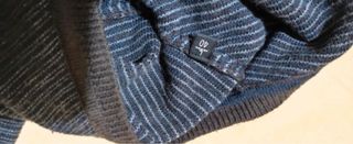 Jersey Massimo Dutti pico gris talla L