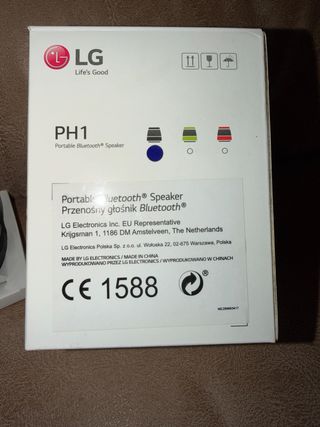 Altavoz Bluetooth LG PH1 Negro