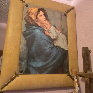 Lámina religiosa Jesús con corona espinas