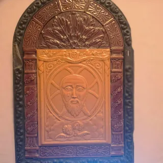 Lámina religiosa Jesús con corona espinas