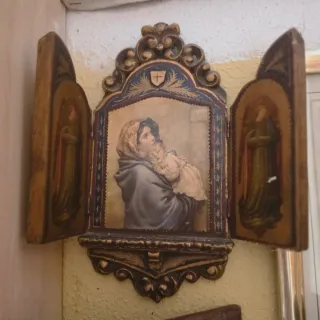 Lámina religiosa Jesús con corona espinas