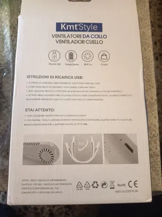 Ventilador de cuello portátil