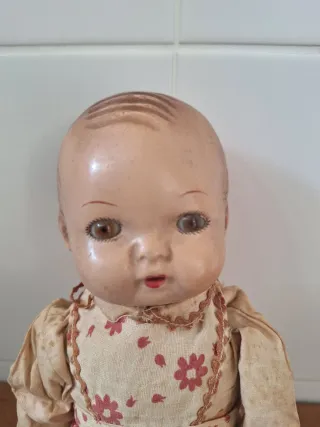 Muñeca antigua de trapo