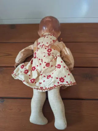 Muñeca antigua de trapo