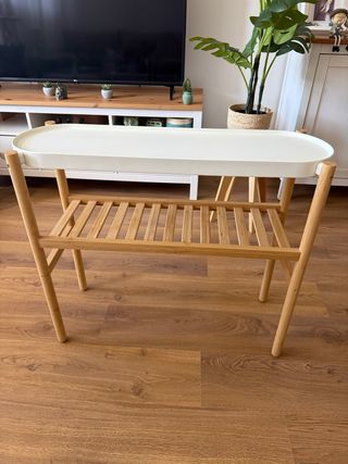 Estantería SATSUMAS IKEA Bambú/Blanco