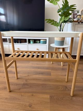 Estantería SATSUMAS IKEA Bambú/Blanco