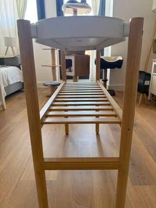 Estantería SATSUMAS IKEA Bambú/Blanco