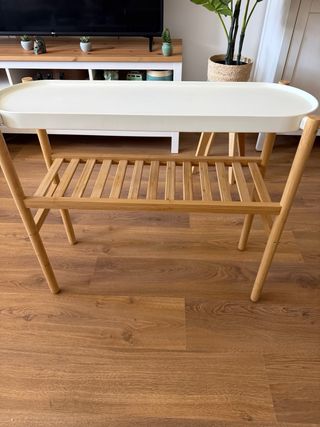 Estantería SATSUMAS IKEA Bambú/Blanco