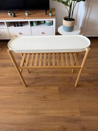 Estantería SATSUMAS IKEA Bambú/Blanco