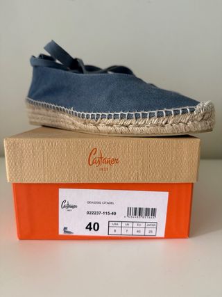 Alpargatas Castañer Azul Talla 40