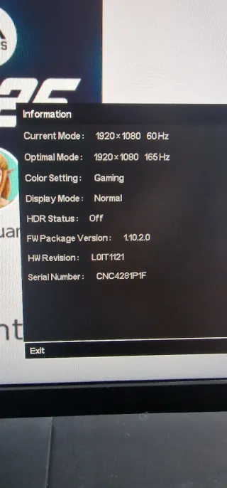 Monitor Gaming HP Omen 27 165Hz