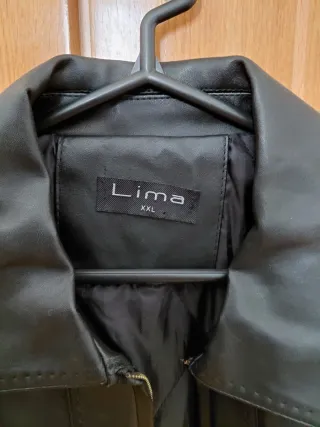 Cazadora Piel Sintética Lima XL Negra