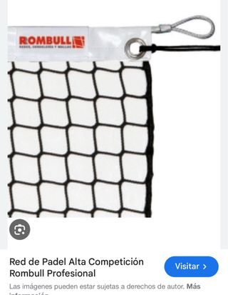 Red de pádel Rombull Alta Competición nueva