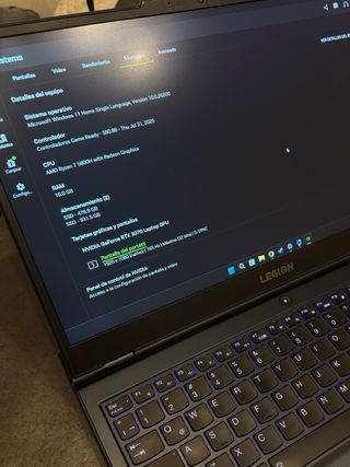 Portatile Lenovo Legion 5 (RTX 3070, Ryzen 7 5800H)