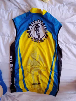 Camiseta Ciclismo Sin Mangas Talla L