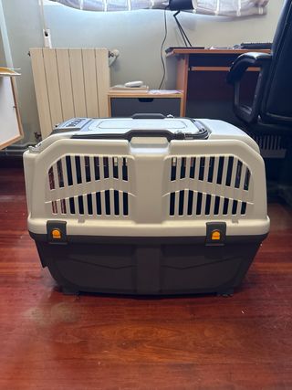 Transportín Perro Apolo Plus 4 Gris/Blanco