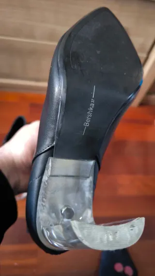 Botines de tacón negros