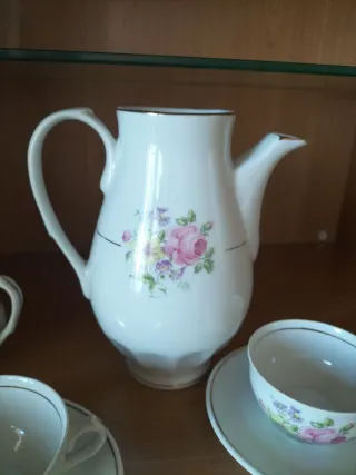 Juego de café de porcelana