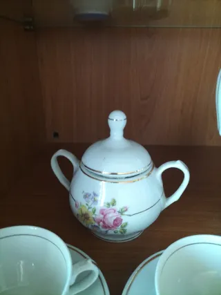 Juego de café de porcelana