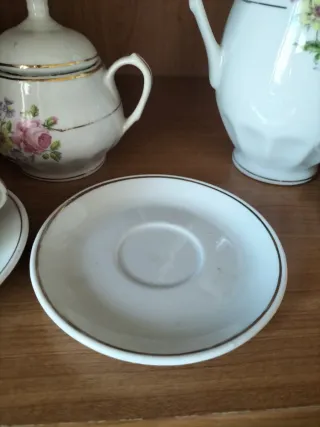 Juego de café de porcelana