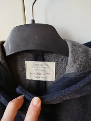 Chaqueta de paño azul