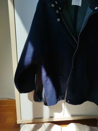 Chaqueta de paño azul