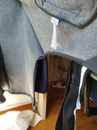 Chaqueta de paño azul