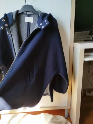 Chaqueta de paño azul