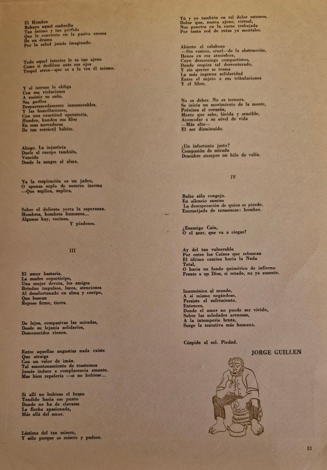 Revista POESIA DE ESPAÑA, 1960