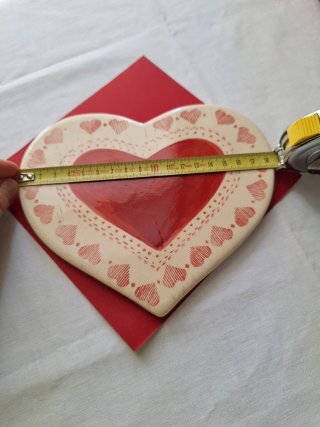 Coppia sottopentola/Vassoio Cuore Country Corner