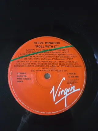 Vinilo Steve Winwood - Roll With It