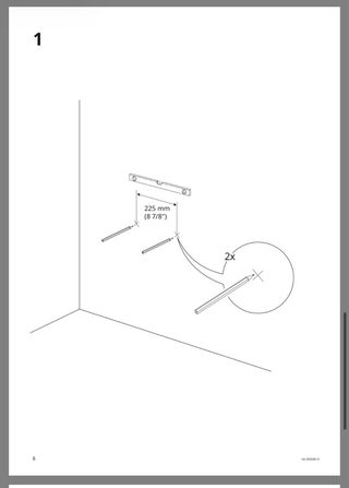 Estante Lack Blanco IKEA.