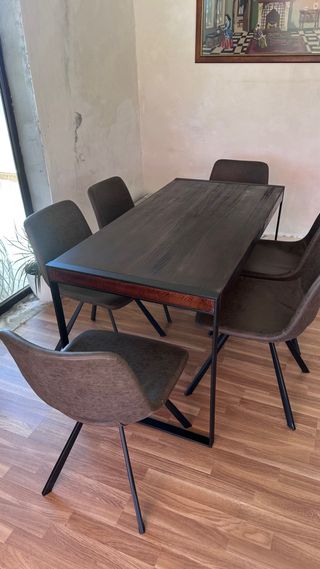 Mesa y 6 Sillas Comedor