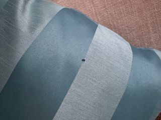 3 Cojines Rayas Azul Teal Ikea