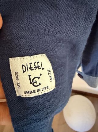 Cárdigan Diesel azul hombre