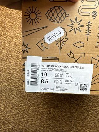 Nike ReactX Pegasus Trail 5 Taglia 42