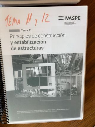 Temario bombero Comunidad Valenciana