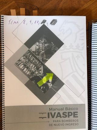 Temario bombero Comunidad Valenciana
