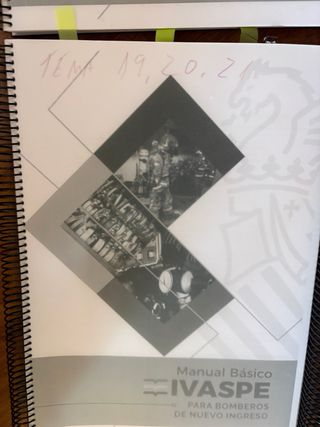 Temario bombero Comunidad Valenciana