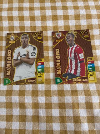Cromos Balón de Oro 2024/2025