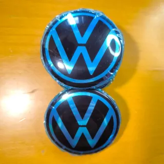 TAPABUJES VW 65mm · EMBLEMA LLANTAS VW NUEVO LOGO