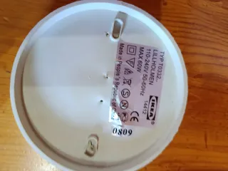 Lámpara de techo cristal y metal