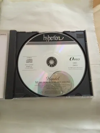 Handel Music for Royal Occasions CD