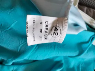 Vestido fiesta azul con volantes