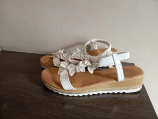 Sandalias Miss Foot Blancas
