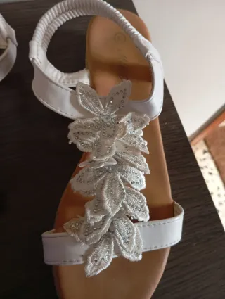Sandalias Miss Foot Blancas