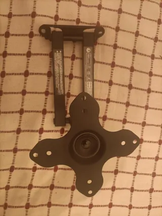 Soporte de pared para monitor negro