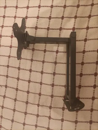 Soporte de pared para monitor negro